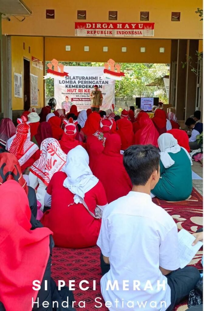 Silaturahmi Dan Lomba Peringatan Kemerdekaan HUT RI Ke-78 Bersama Kordinator Majelis Taklim